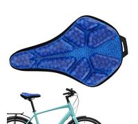 Bike Seat Cushion - Silicone EVA 28.5x18.5cm Shock Absorbing Comfortable | Padded Bike Seat Cover, Soft Cycling Saddle Cushion | for Mountain Road Bikes Exercise Outdoor Commuting Use