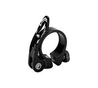 Bike Seat Post Clamp 31.8mm, Lightweight Aluminum (BLACK)