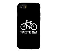 Bike Share The Road with Bicycle for Biking and Bikers Coque pour iPhone SE (2020) / 7/8