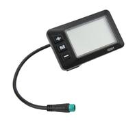 Bike Speed Mometer LCD PrifProof Pring Bike Odomètre Bouton Contrôle de l'ordinateur avec Un câble de 7 Pouces pour Le Compteur d'odomètre et Le Compteur Vitesse 36V / 48V pour Les Accessoire