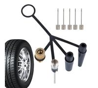 Bike Tire Adapter Four Claw Air Pump Attachment Convert Valve For Cycling T