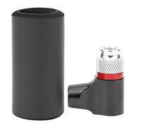 Bike Tire Portable Manual Mini CO2 Inflateur de la Pompe de Pneu à vélo avec Manche éponge Aluminium Alliage CNC Machinage à Longue durée de Vie pour Les vélos de Montagne (Noir)