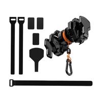 Bike Tow Rope Retractable Bùngee Leash Stretch Strap Towing Belt for Kids | Compact ABS retractable bike leash pulls kids or adult bikes effortlessly on trails & parks. Includes hook & spacers.