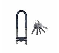 Bike U Antivol de vélo pour porte en verre d'extérieur résistant aux intempéries avec 5 clés 270 mm