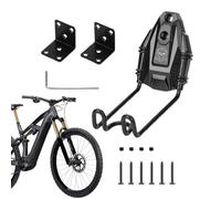 Bike Wall Mount - Indoor Pedal Mounted Bicycle Storage Rack | Portable Wall Bracket For Mountain Road Bikes, Display And Garage Organizer For Home Workshop Studio Living Room Balcony Apartment