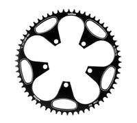 BIKECO Plateau large et étroit pour vélo 110/130BCD 5 vis Plateau rond 36/38/40/42/44/46/48/50/52/54/56/58/60T pour vélo de course VTT 9 10 11 vitesses (110BCD, 56T)