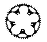 BIKECO Vélo Plateau étroit large 110/130BCD 5 vis Plateau de chaîne de vélo rond 36/38/40/42/44/46/48/50/52/54/56/58/60T Plateau de chaîne de vélo pour 9 10 11 vitesses vélo de course VTT (130BCD,60T)