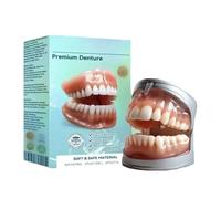 Bikenda Premium Full Set Dentures - Solution de prothèse flexible de nouvelle génération pour hommes et femmes | Prothèses dentaires souples, confortables et adaptées (1pcs)
