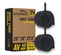 BikePeak Kilimaharo AV40mm 40/62-584/635 Lot de 2 chambres à air pour VTT 29"