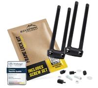 BikePeak Monty Floppy Fixation antivol de cadre - Support de serrure universel - Adaptateur de vélo - Bandes de montage flexibles - Kit de fixation