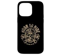 Biker - Born To Ride Skeleton Ride Hard Live Gratuit Coque pour iPhone 14 Pro Max