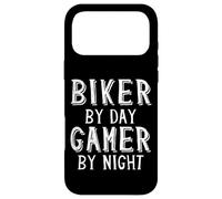 Biker by Day Gamer by Night Moto Rider Bicyclist Bike Coque pour iPhone 17 Pro Max