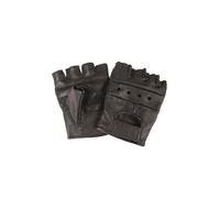 Biker fingerlinge sans rivets noir taille s