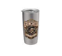 Biker Français Je Suis Ce Grincheux Dont Tout Le Monde Parle Gobelet isotherme en acier inoxydable double paroi