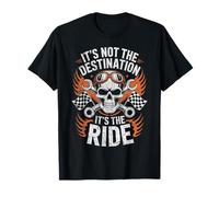 Biker Gear T-Shirt de Moto Not The Destination It's The Ride T-Shirt
