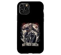 Biker Grandpa Motorcycle Motorbike Grandad Bike Adventure Coque pour iPhone 11 Pro