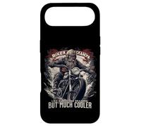 Biker Grandpa Motorcycle Motorbike Grandad Bike Adventure Coque pour iPhone Air