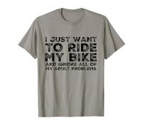 Biker I Just Want to Ride My Bike Moto Moto T-Shirt