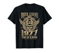 Biker Legend Since 1977 Moto 46e Anniversaire T-Shirt