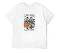 Biker Loud Pipes Saves Lives Mens Funny Motorcycle Bike Ctom Tee, T Shirt T-Shirt WhiteXXL