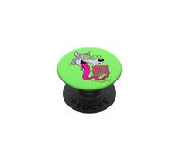 Biker Lowbrow Howling Wolf Wolves Rockabilly 50s PopSockets PopGrip Adhésif