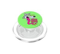 Biker Lowbrow Howling Wolf Wolves Rockabilly 50s PopSockets PopGrip pour MagSafe