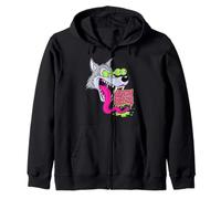 Biker Lowbrow Howling Wolf Wolves Rockabilly 50s Sweat à Capuche