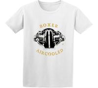 Biker R100 Boxer Engine Motorcycle Gifts Hip Hop Men's Fashion T-Shirt White S