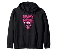 Biker Rocker Woman, Heavy Rock, Punk Girl, Hard Metal Girl Sweat à Capuche
