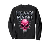 Biker Rocker Woman, Heavy Rock, Punk Girl, Hard Metal Girl Sweatshirt