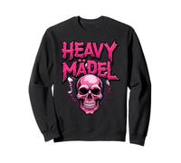 Biker Rocker Woman, Heavy Rock, Punk Girl, Hard Metal Girl Sweatshirt