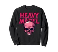 Biker Rocker Woman, Heavy Rock, Punk Girl, Hard Metal Girl Sweatshirt