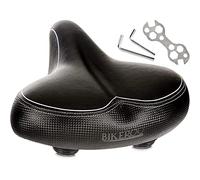 Bikeroo Selle de vélo surdimensionnée Confortable de Rechange la Plus Confortable - Ajustement Universel pour vélo d'appartement et vélos d'extérieur - Large Selle de vélo rembourrée Douce pour Homme