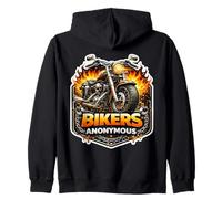 Bikers Anonymous Addicted to Classic Motorcycles Motorcycle Sweat à Capuche