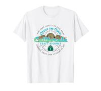 Bikers California Coast Highway Moto Croisière Road Trip T-Shirt