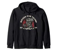 Bikers for Trump 2024 Bold Support Tee Sweat à Capuche