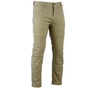 Bikers Gear Australia Limited, doublure en kevlar, style moderne, protection moto, jean chino CE beige, taille 34S ; KC0020-34S