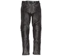 Bikers Gear Australia Pantalon de Moto en Cuir Sturgis - Renforts certifiés CE - Noir - EU 46 Court