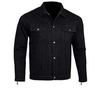 Bikers Gear Australia Veste de moto en jean doublée de Kevlar avec armure amovible CE 1621-1