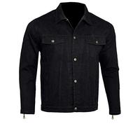Bikers Gear Australia Veste de moto en jean doublée de Kevlar avec armure amovible CE 1621-1