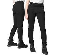Bikers Gear Legging de protection pour moto - Legging de moto pour femme respirant, élastique, coupe ajustée, avec protection CE amovible, Noir , 5XL
