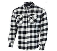 Bikers Gear UK Chemise Lumberjack Kevlar avec protections CE zip frontal et Poches