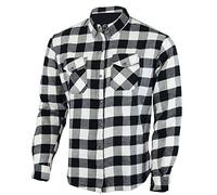 Bikers Gear UK Chemise Lumberjack Kevlar avec protections CE zip frontal et Poches 2XL