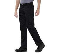 Bikers Gear UK Jean Moto en Kevlar Style Cargo - Renforts certifiés CE - Noir - EU 54 reg