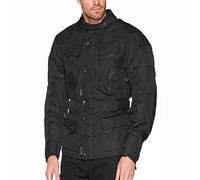 Bikers Gear Australia Infinity Veste confortable imperméable toutes saisons Doublure thermique amovible ventilée avec protection CE1621-1 Noir Taille 62 6XL