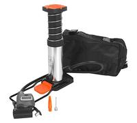 BikersDream 1004D Mini-Pompe à Pied numérique Noir/Violet