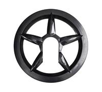 Bikes Chain Guard - Boîtier en alliage Stallyloy noir - Protection de barre de force à pédale, Bouclier d'engrenage compact, composant de sécurité pour l'activité du vélo pour l'activité cycliste