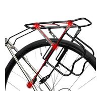 Bikes Rear Basket, Stable Waterproof Carrier, Anti Sway Packing Tool, Touring Rack Storage, Heavy Duty Utility Organizer for Cycling, Family, Friends, Outdoor Rides, Commuting, 14.25x5.79 inches