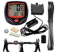Bikes Speedometer Odomètre - Tracker LCD Étanche Filaire, Ordinateur De Conduite Multifonctionnel | Affichage Clair Avec Des Lectures Précises, Moniteur De Kilométrage Cycliste Pour Les Vélos De Route