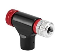 Bikes Tire Inflator - Aluminum Alloy 4.8x3.2cm | Portable Bicycle Pump with and Valve | Compact Cycling Tire Inflator Tool for Outdoor Riding Repair